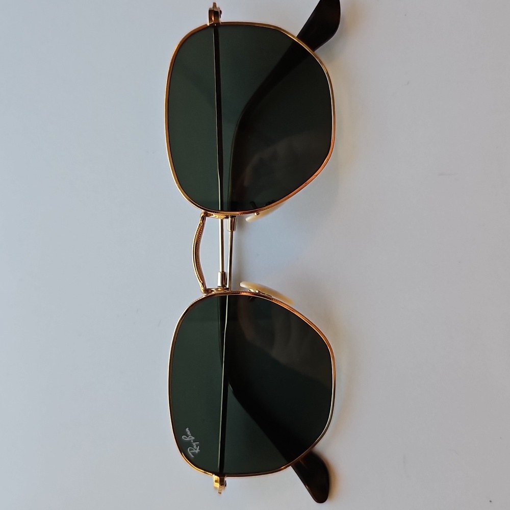 Ray-Ban RB3548N Gold Hexagonal Sunglasses 51mm Made in Italy - Picture 4 of 17